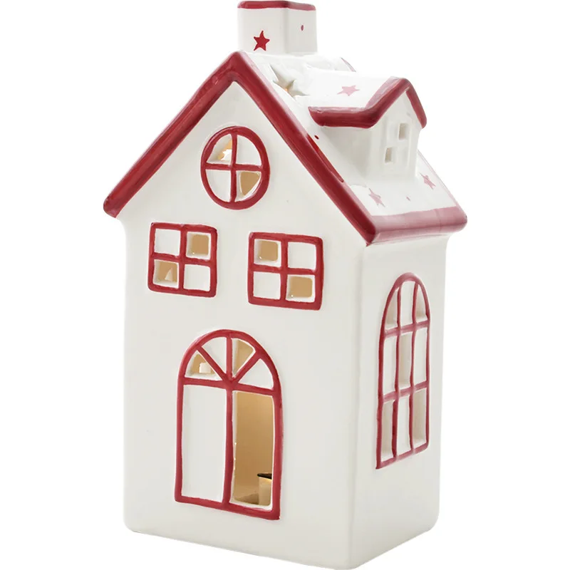 Светильник лый домик для снежного дома миниатюрные фигурки ручная работа