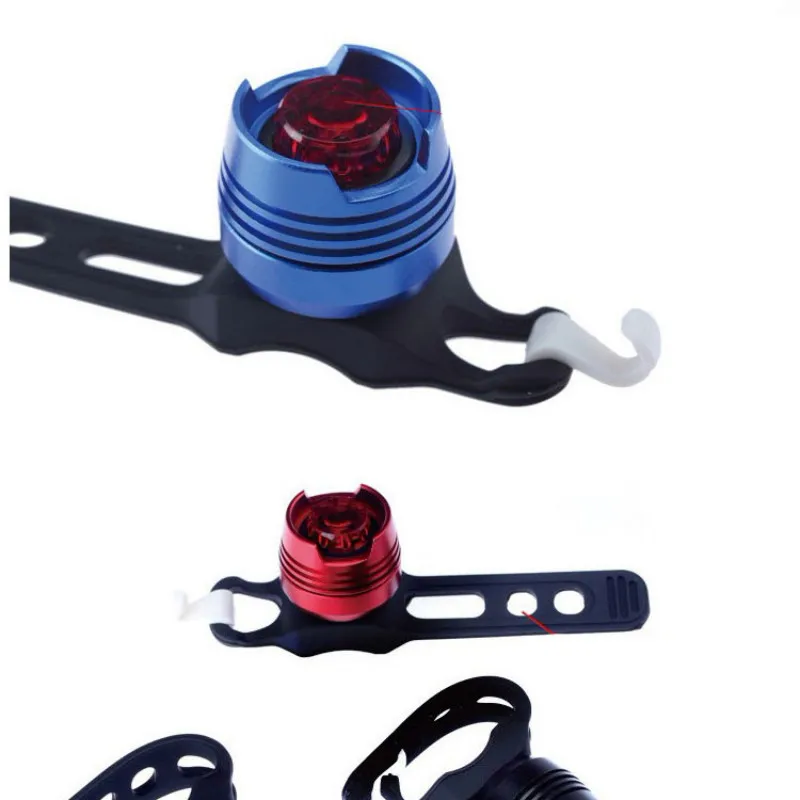 

Aluminum Alloy Bicycle LED Light Tail Light Rear Warning Lamp Super Bright Bicycle warning lights Bicycle taillight Accessories