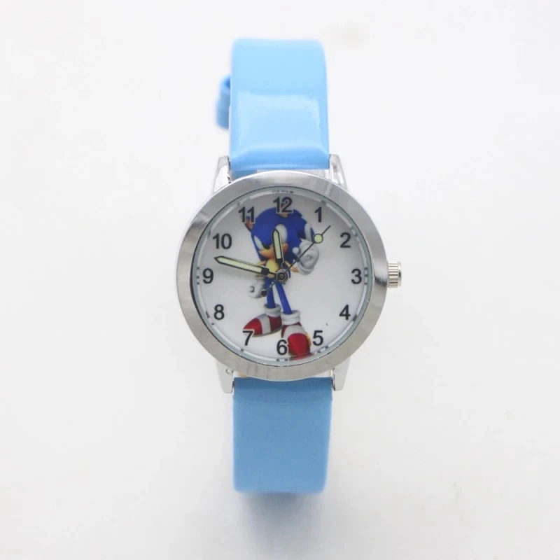 

New Arrival High Quality Children Fashion Sonic Cartoon Wristwatch For Boys Girls Gifts Simple Student Kids Watch