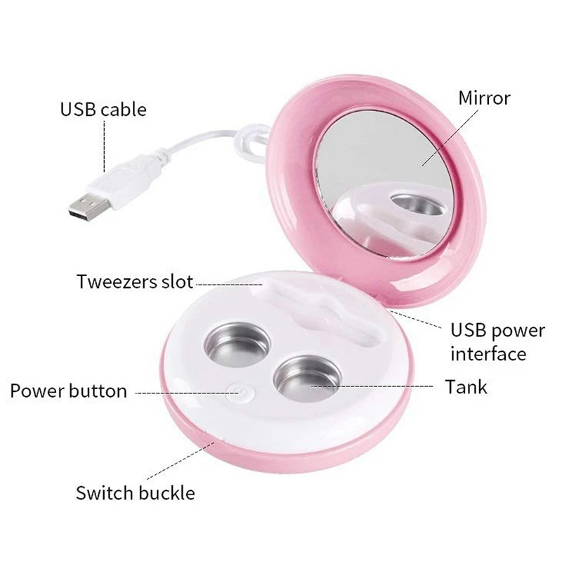 

Contact Lens Cleaning Machine Household Automatic Ultrasonic Cleaner Washer Glasses Lenses Box