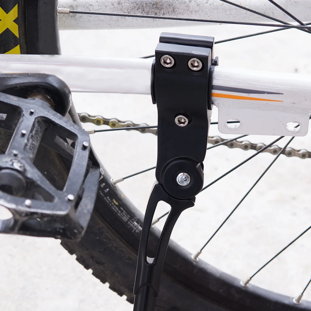 

Bicycle Bike Kickstand Adjustable MTB Road Bicycle Side Kickstand Aluminum Alloy Bike Side Kickstand for22" to27.5"Cycling Parts