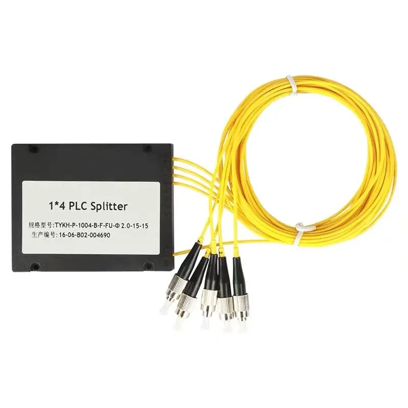 

Бесплатная доставка FC/UPC 1x4 ПЛК волоконно-оптический сплиттер один режим с разъемом FC/UPC FTTH SC 1x4 ПЛК ABS оптический сплиттер коробка