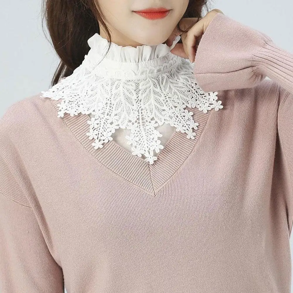 

Воротник рубашка Поддельный Воротник галстук съемный воротник оборки Поддельный Воротник стойка лацкан аксессуары для одежды