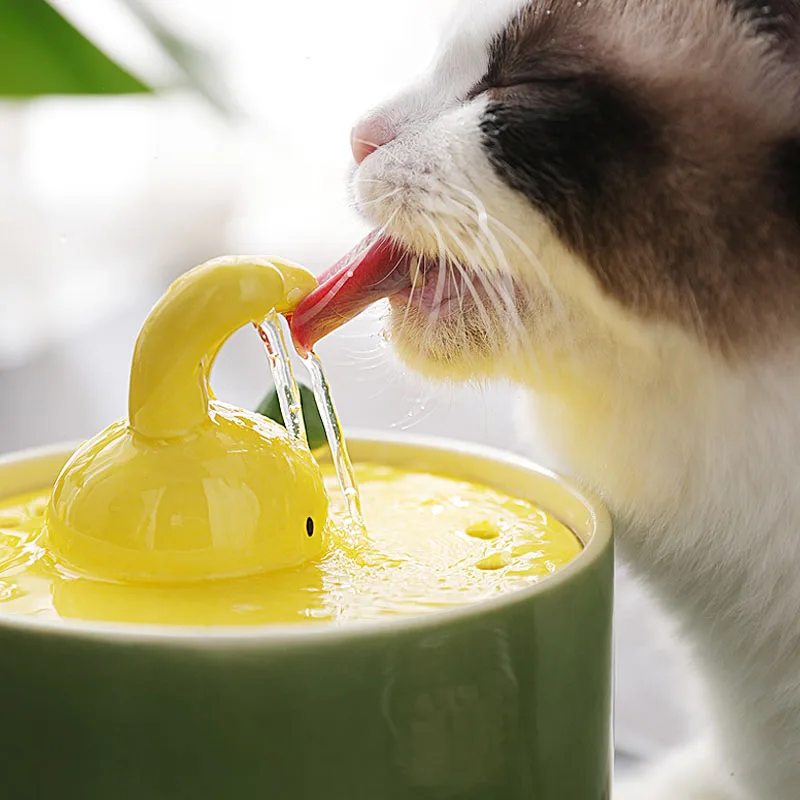 Автоматический Поильник для кошек MADDEN керамический электрический дозатор воды