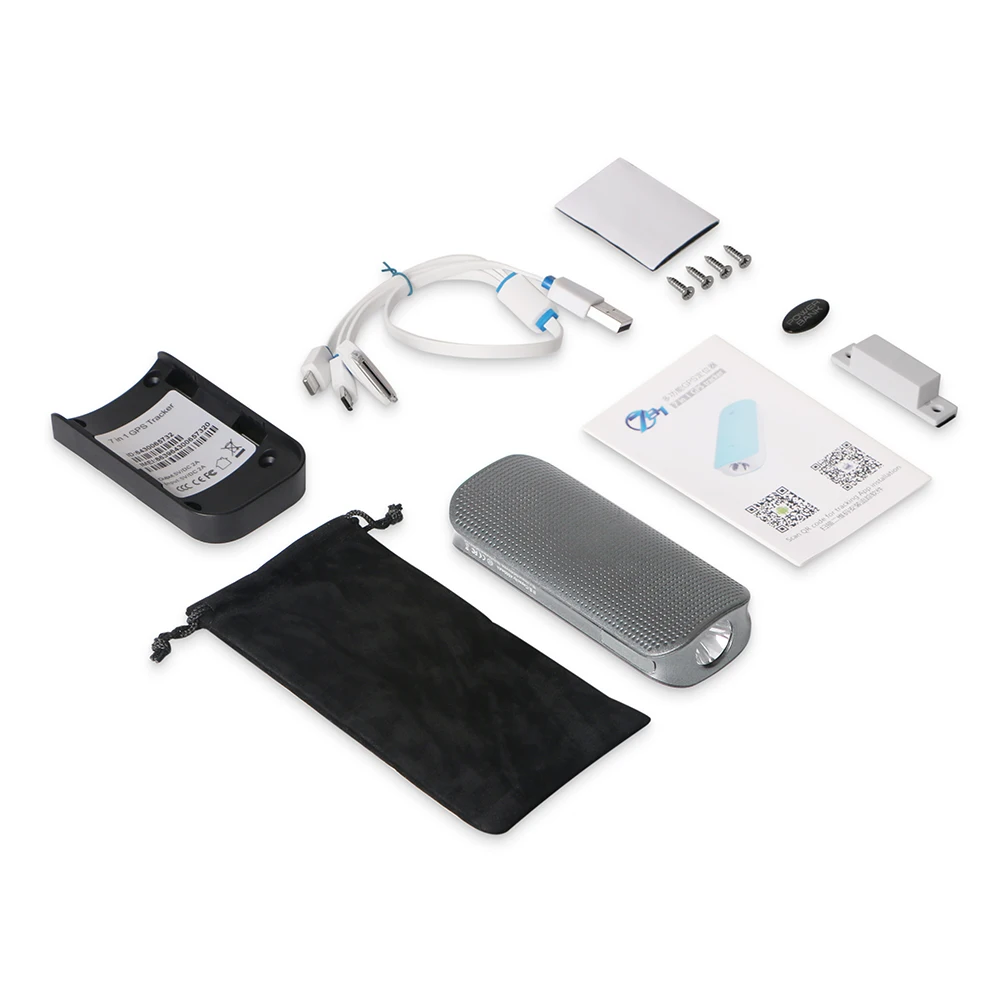 RF V20 мини GPS локатор персональный трекер 80 дней в режиме ожидания 7 1 Внешний