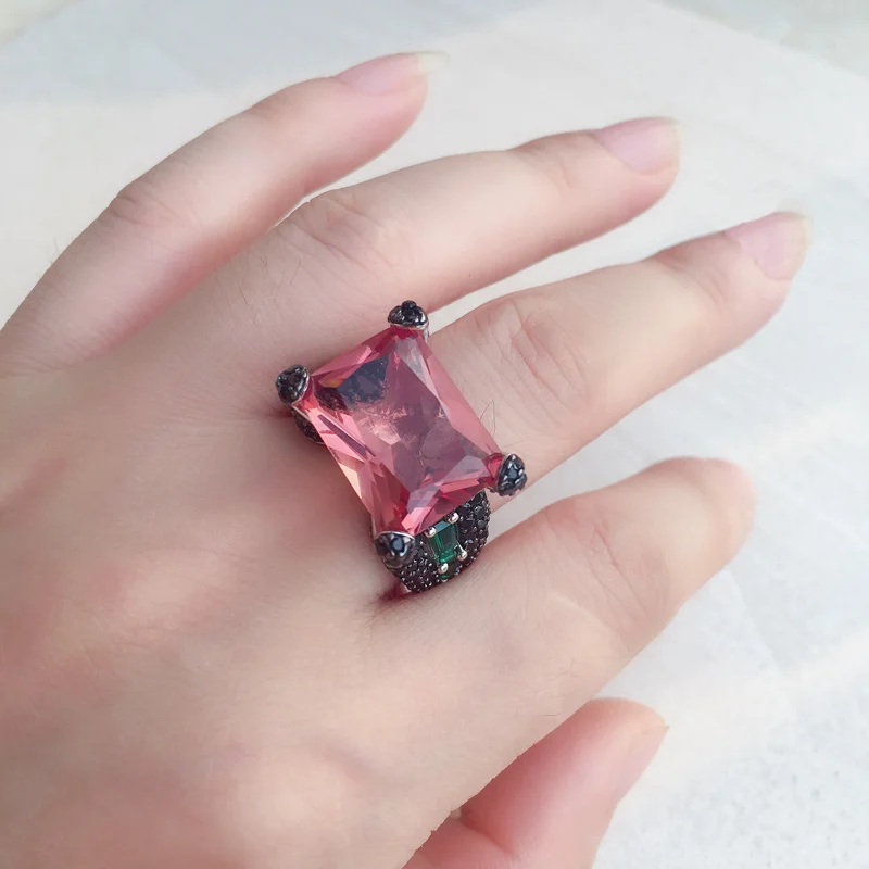 Женское кольцо из стерлингового серебра 925 пробы CSJ новое дизайнерское Zultanite OCT12 *