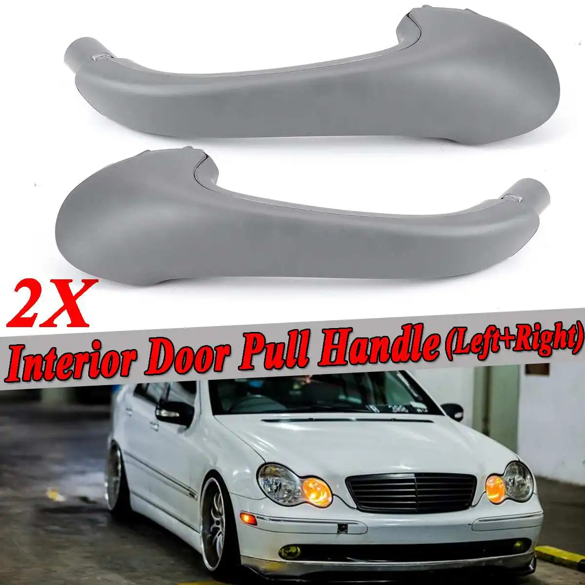 W203 внутренняя ручка двери автомобиля переноски крышка ручки обшивки для Mercedes Benz C