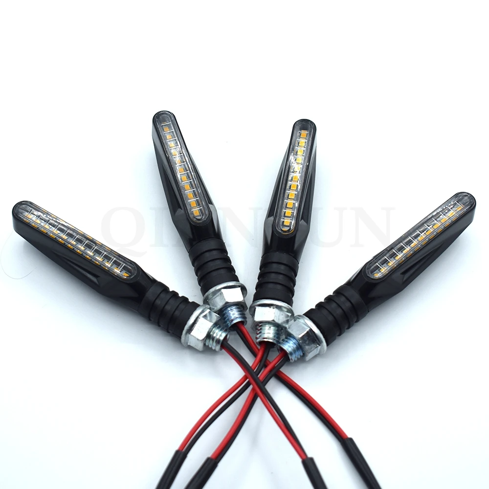 Универсальный светодиодный индикатор для мотоцикла с гибким потоком рулевого