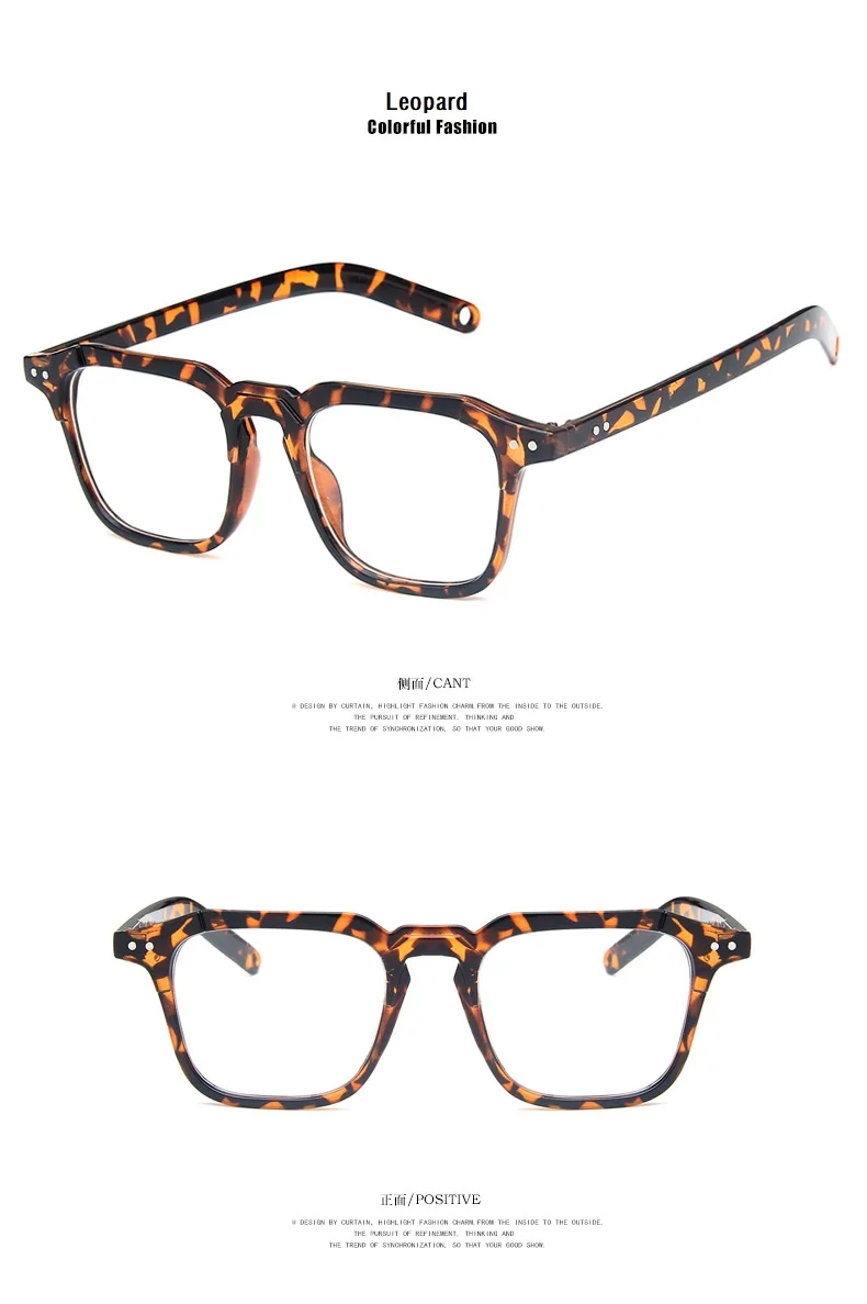Anti Blue 2019l square Glasses Women Computer blue light blocking glasses Radiation Goggles Spectacles Eyeglasses Men