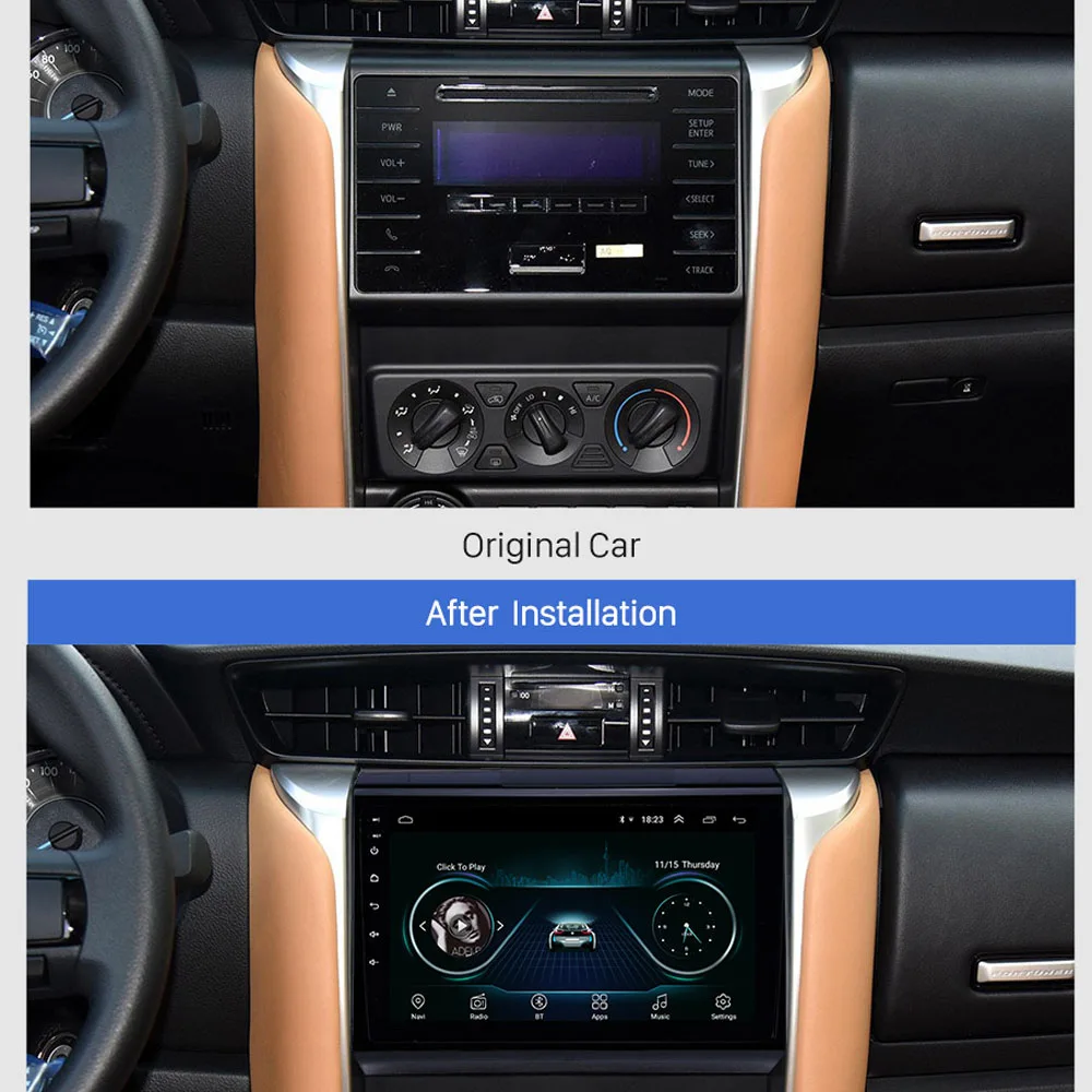 Android 10 1/9/8.1 для TOYOTA FORTUNER/ SW4/COVERT 2015 2016 2017 2018 мультимедийный стерео автомобильный DVD