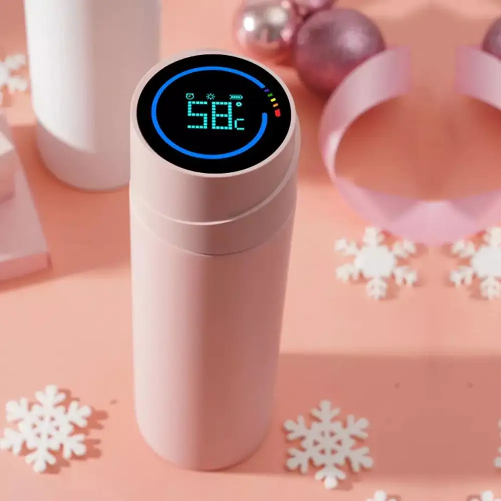 

Liushu Thermos Cup Intelligent Temperature Measurement UV Sterilization Stainless Steel Insulation Bottle with LED Screen