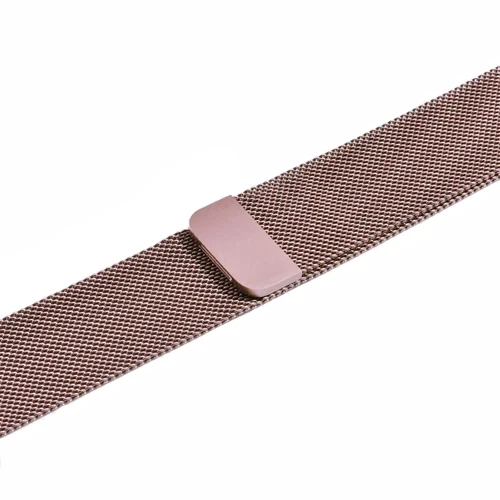 pink gold Ремешок для часов, Миланская петля, ремешок для apple watch, ремешок 42 мм, 38 мм, версия apple watch 4 5 44 мм 40 мм, для iwatch, версия 3, 2, 1 нержавеющая сталь магнитный браслет для часов - Цвет ремешка: pink gold