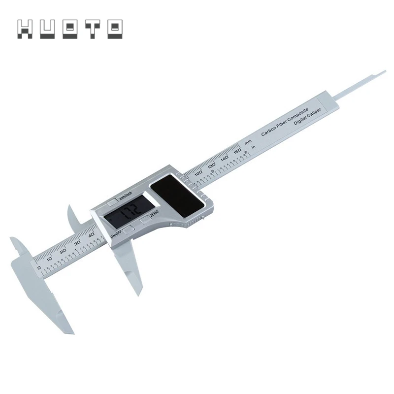 Цифровой штангенциркуль на солнечной батарее 150 мм 6 дюймов 0 электронный
