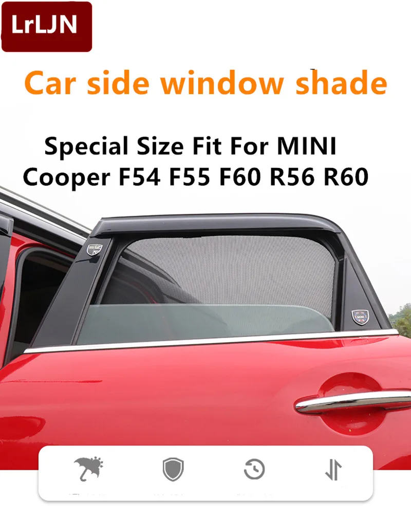 Автомобильный оконный козырек боковой солнцезащитный для BMW MINI Cooper Countryman Clubman F54
