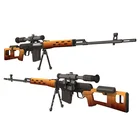Снайперская винтовка SVD Dragunov, 122 см, 1:1, пистолет сделай сам, модель бумажной карты 3D, строительные наборы, строительные игрушки, обучающие игрушки, военная модель