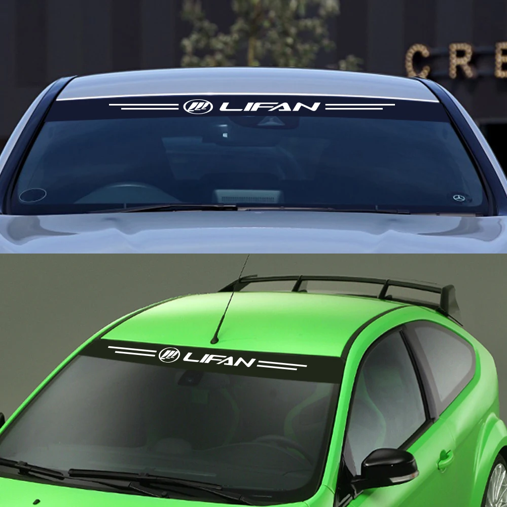 Наклейка на лобовое стекло автомобиля аксессуары для автонастройки виниловая