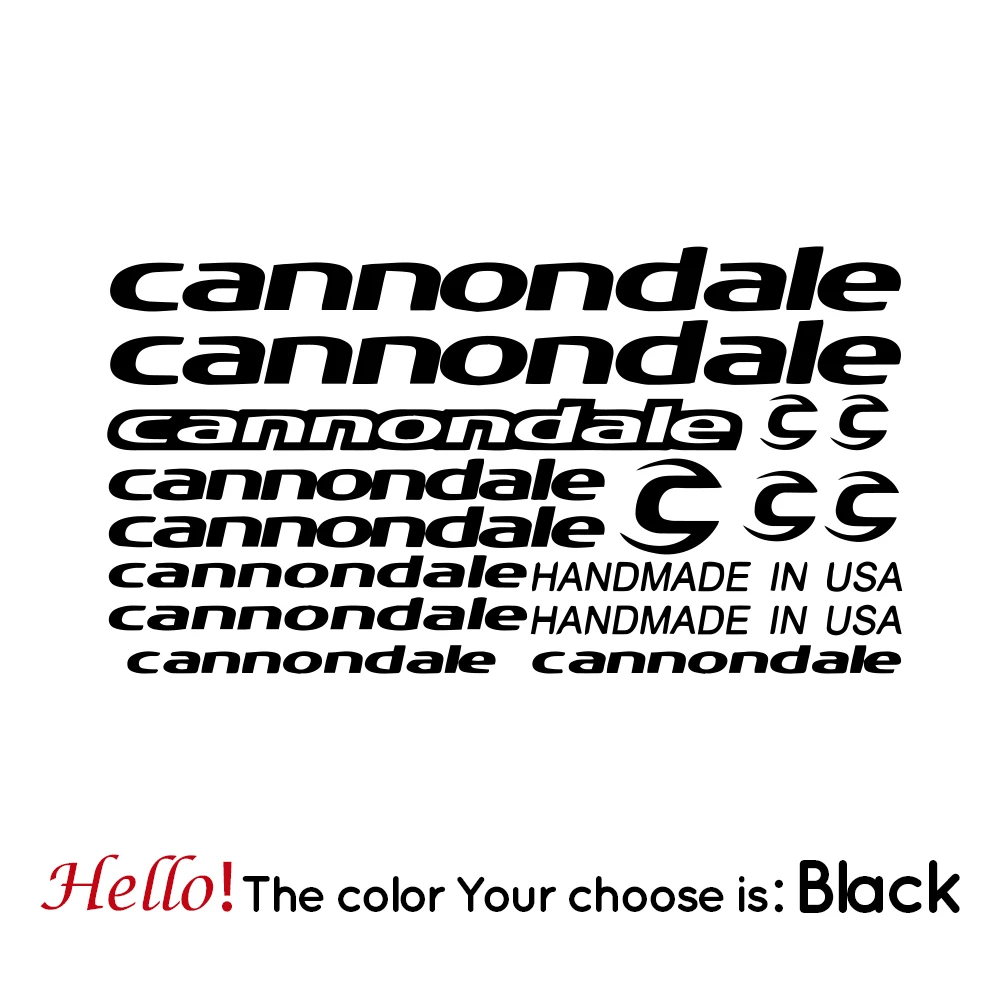

Bike Mountainbike Cycling Decorative Stickers for CANNONDALE Accessories Decor of Mtb Racing DIY Stickers Frame Road Car Decal