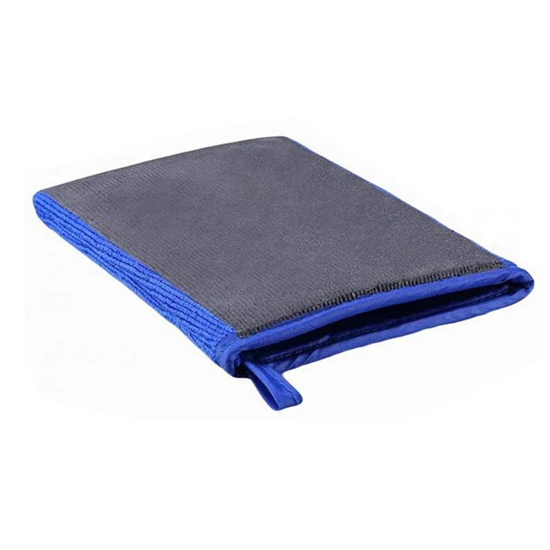 

Car Care Wash Mitt with Cleaning Clay Microfiber Gloves for Car Washing Water Absorption Gloves Car Wash Mitt Car Care