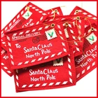 5 шт. Рождественский конверт с подвесными буквами, сумка для конфет с Санта-Клаусом, войлочный конверт с вышивкой, украшение, детский подарок