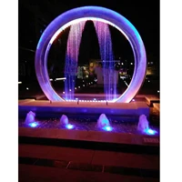 pull line colorful word water curtainflowing water music fountainoptical digital water curtainlandscape fountain