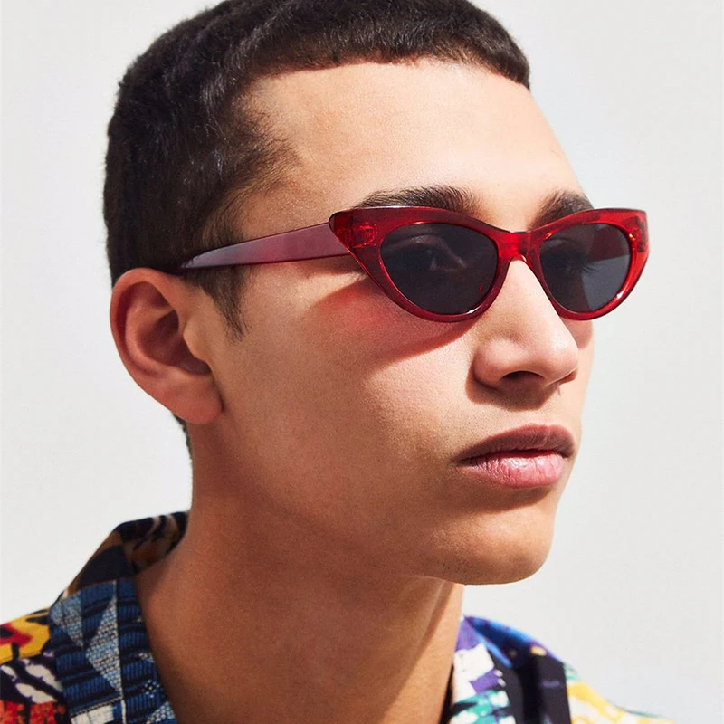 

Солнцезащитные очки «кошачий глаз» для мужчин и женщин, роскошные брендовые треугольные солнечные очки «кошачий глаз» в ретро стиле, винта...