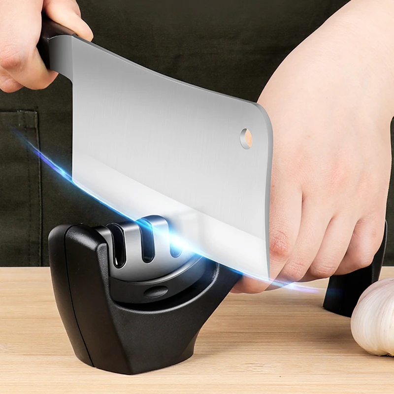 3 ступенчатая точилка для кухонных ножей профессиональный точильный камень