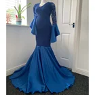 Платье для беременных с V-образным вырезом и кружевом