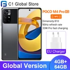 Смартфон глобальная версия POCO M4 Pro, 4 ГБ, 64 ГБ, MTK Dimensity 810 дюйма, NFC, 33 Вт, Pro, зарядка, камера 50 МП, 240 Гц, сенсорная частота дискретизации