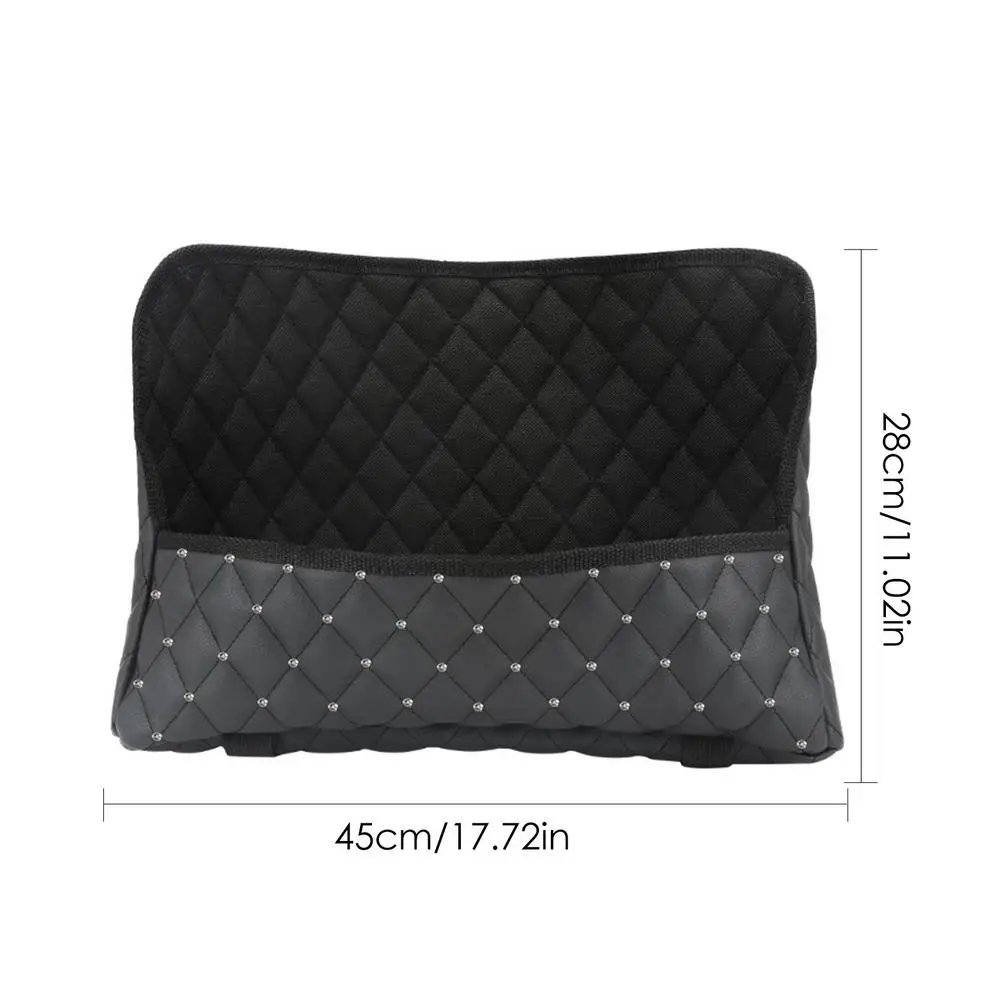 

Car Handbag Holder Leather Handbag Holder Front Seat Automotive Console Organizer Car Accessories Auto Seat Back Organizer Bag