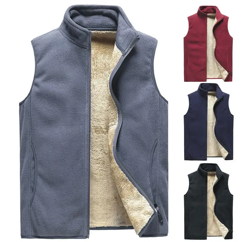 

2021 Down Jacket Men Man jacket Sleeveless Vest Winter Fashion Vest Male Cotton-Padded Vests Coats Men Warm Waistcoats Clothing