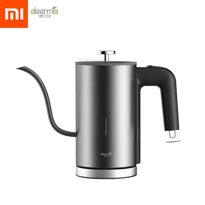 Электрический чайник Xiaomi Deerma матовый кофейный со светодиодной лампой 600 мл |
