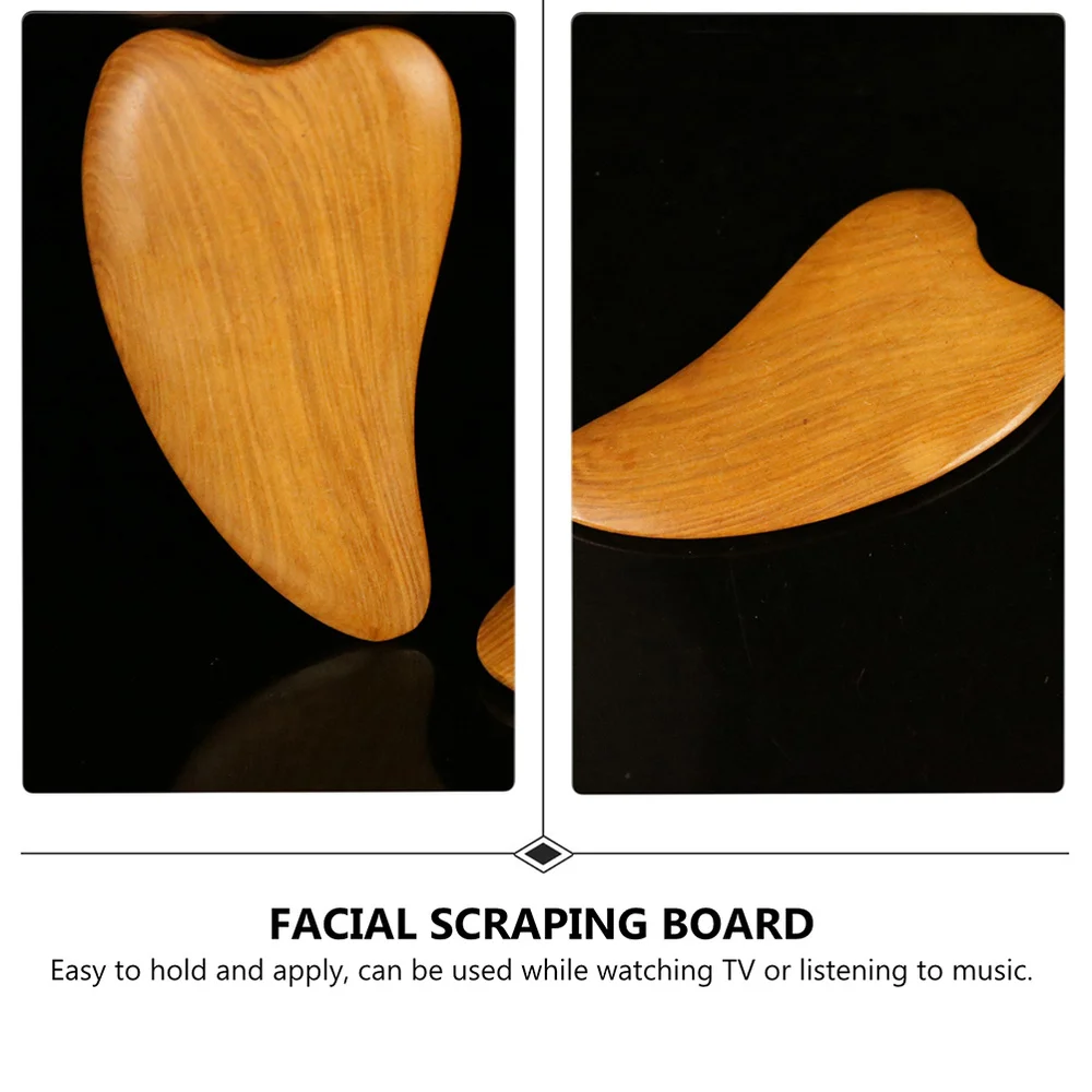 

2pcs Facial Board Face Scraping Tools Meridian Therapy Scraper