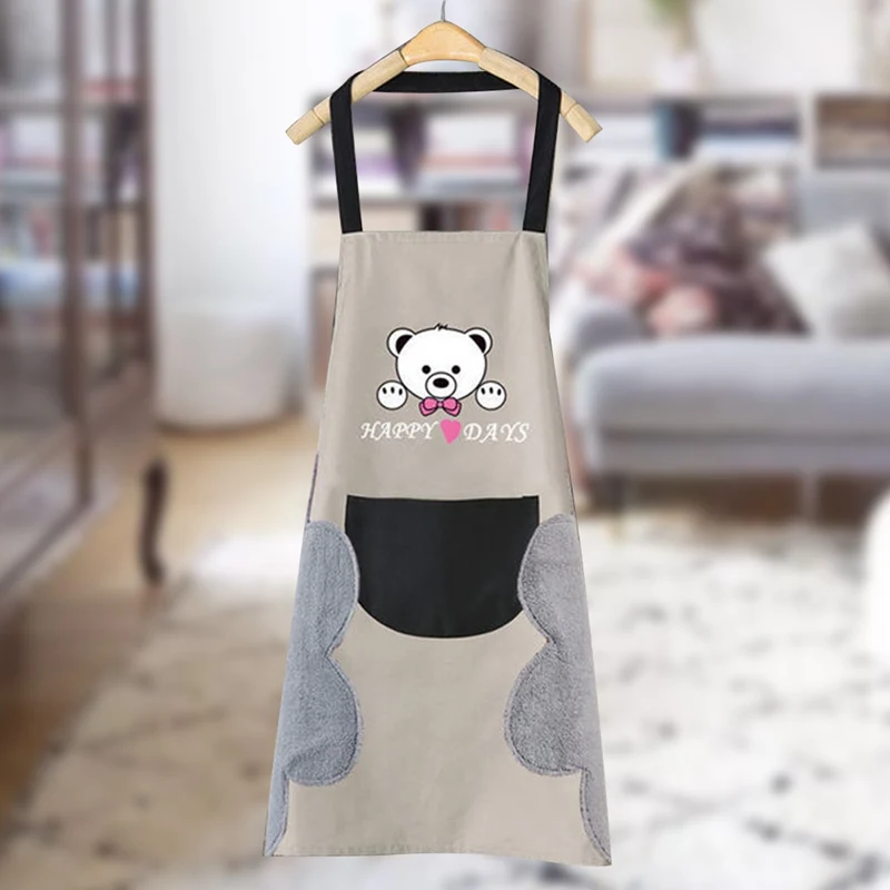 Кухня истиранию Фартук женский Водонепроницаемый масл доказательство без