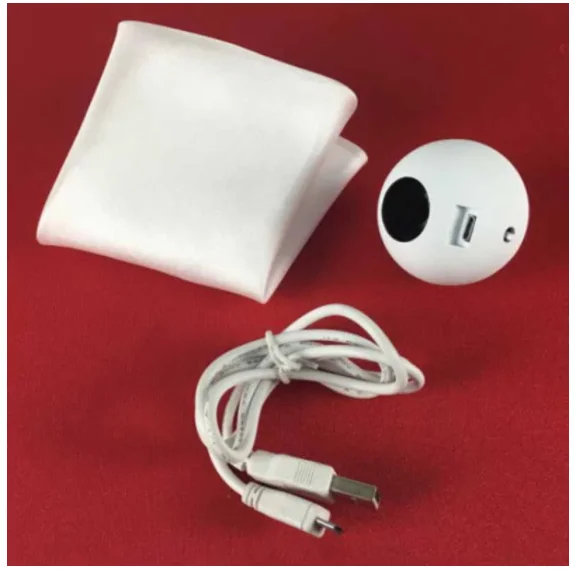 Электрические фокусы из шелка в шар (красный/белый) аксессуары для фокусов