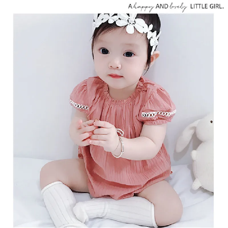 Детский комбинезон Кружевной принцессы для девочек Одежда новорожденных