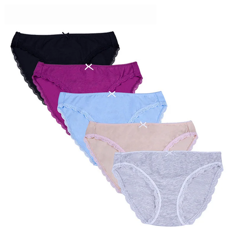 Женские трусики 100% хлопковое нижнее белье для девочек женщин размера плюс