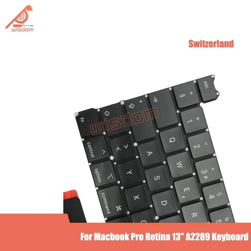 

Original New A2289 Keyboard Switzerland for Apple Macbook Pro Retina 13.3'' A2289 Keyboard Standard 2020 Years