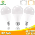Светодиодный ные лампочки E27 E14, лампы высокой яркости, 220 В, 24 Вт, 20 Вт, 18 Вт, 15 Вт, 12 Вт, 9 Вт, 5 Вт, 3 Вт, LED E14, теплый белый и холодный белый свет