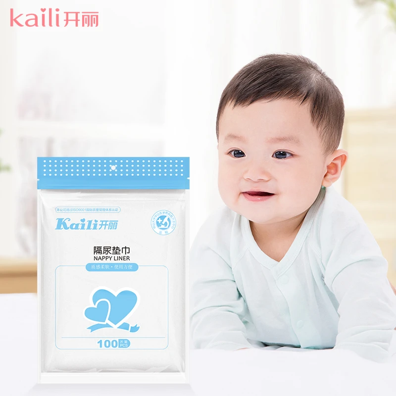 Kaili 100 Pics подкладка для подгузников мягкая Нетканая ткань изоляционный фильтр