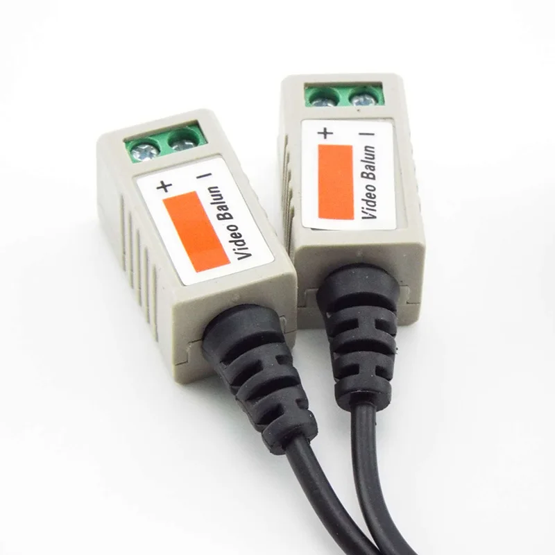 10 пар (20 шт.) футов витая пара пассивные трансиверы Кабель BNC Cat5 адаптер для камеры