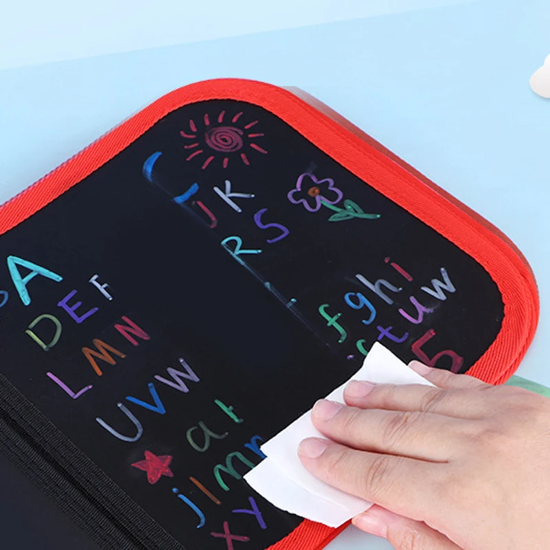 

1 Set Portable Drawing Board Baby Diy Erasable Double-sided Animal Painting Coloring Book With Magic Pen Funny Toy For Kid Gifts