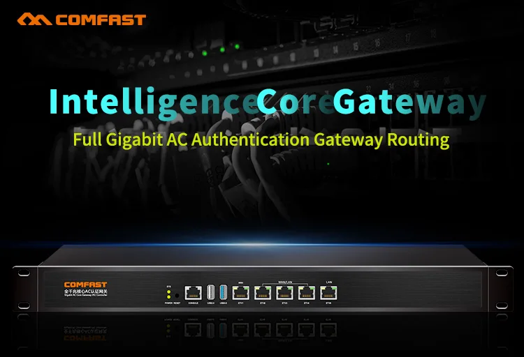 Comfast CF-AC200 4 Ports Gigabit Wifi AC Router Enterprise Security Gateway Multi Wan/Load Balance QoS PoE Server | Компьютеры и офис