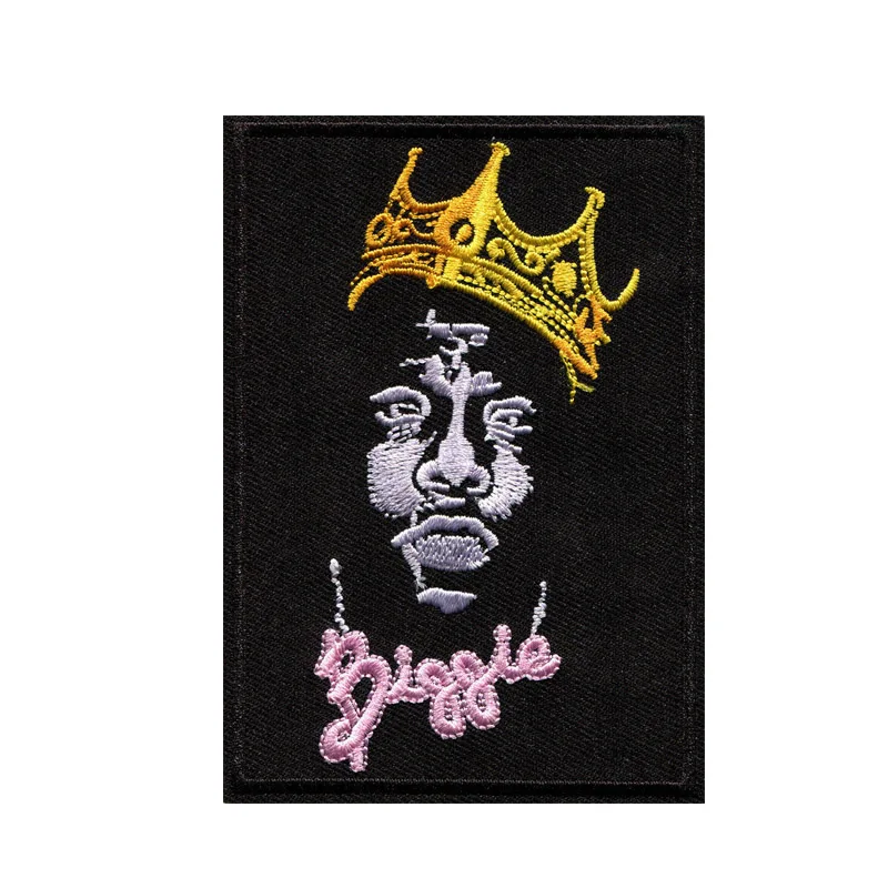 4 &quotизвестный большой Biggie хип хоп рэп вышитые железа на и шить патч| |