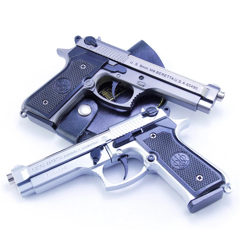 Мини игрушечный пистолет P92 классный Металлический Игрушечный Пистолет для