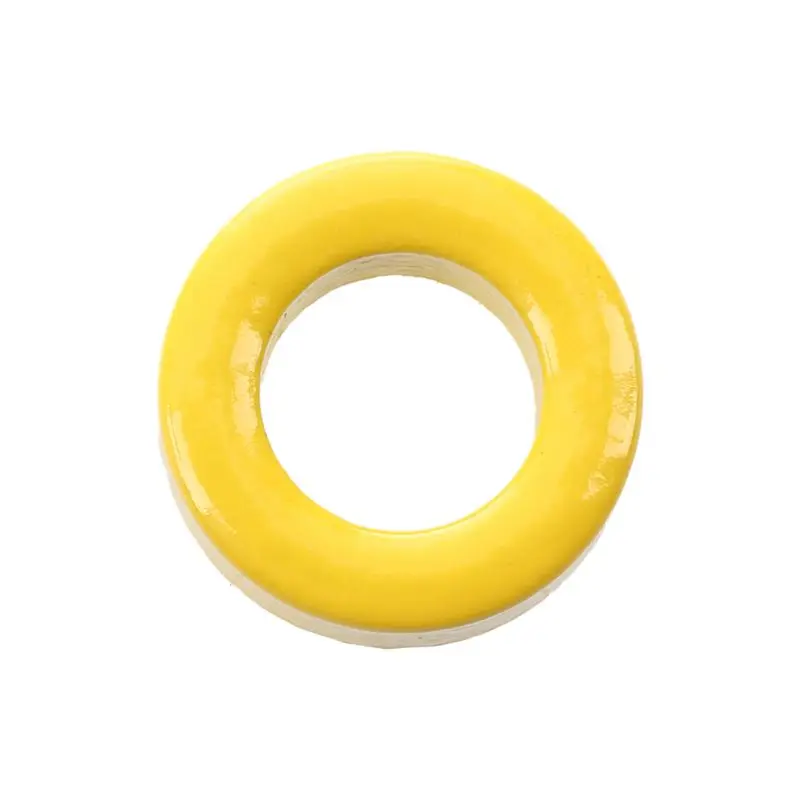 Quality 7mm Inner Diameter Ferrite Ring Iron Toroid Cores Yellow White 50PCS | Ballasts