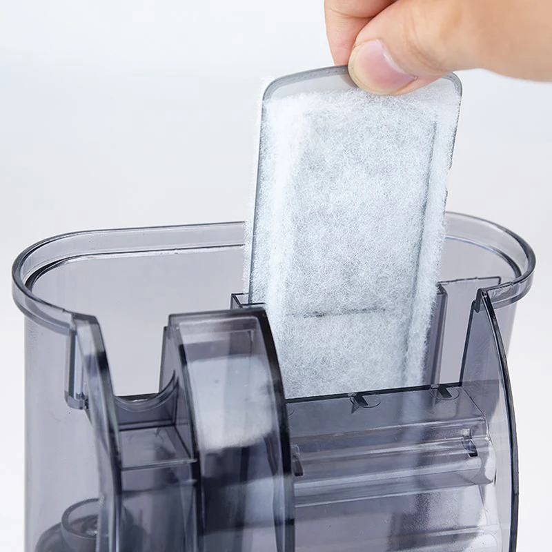 Аквариумный фильтр резервуар с фильтрацией активированным углем хлопковая