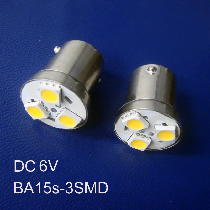Высокое качество 6V 1156 1056 светодиодный R5W R10W 1141 BA15s Lamp Bulb Light Бесплатная доставка 10