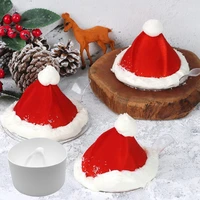 christmas hat silicone cake molds decorating baking tools festival snowflake tree mousse mould party pastry bakeware