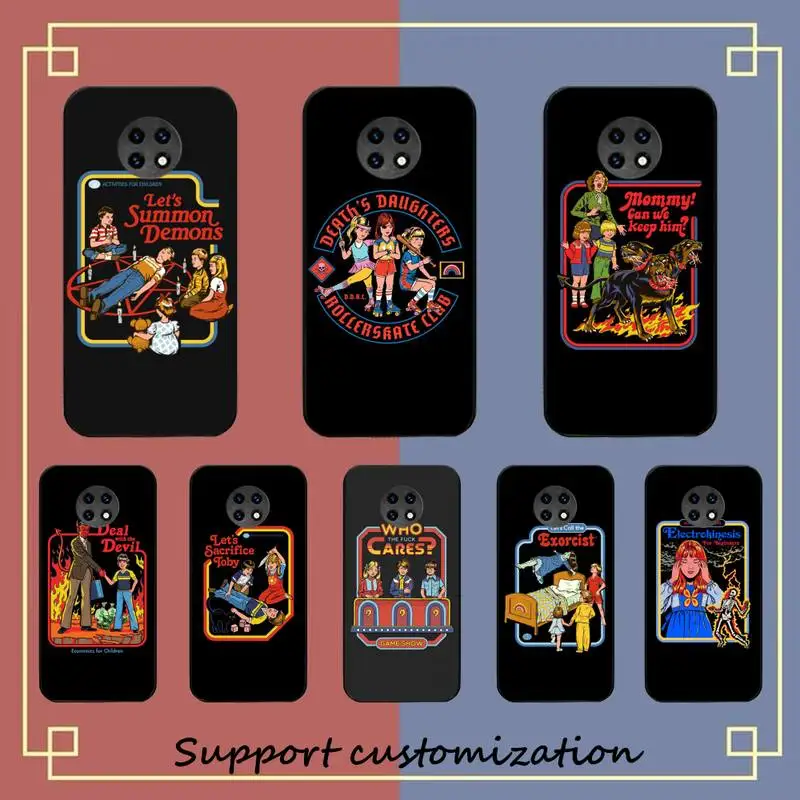

Humor 70s Artwork by Steven Rhodes Phone Case For Xiaomi Redmi Note8A 7 5 Note8pro 8T 9Pro TPU Coque for note6pro Funda Capa