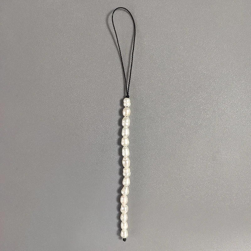 Classic Versatile Natural Freshwater Pearls Mobile Phone Straps Lanyard Minimalist Fine Jjewelry Ladies Daily Decoration Chain